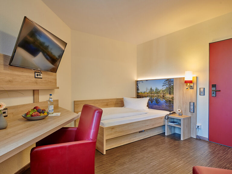 Business Einzelzimmer im Ringhotel Gasthof Hasen in Herrenberg für Tagungsgäste nahe Naturpark Schönbuch