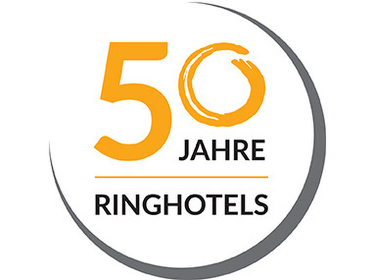 Logo 50 Jahre Ringhotels – Partnerhotel Ringhotel Gasthof Hasen in Herrenberg im Naturpark Schönbuch